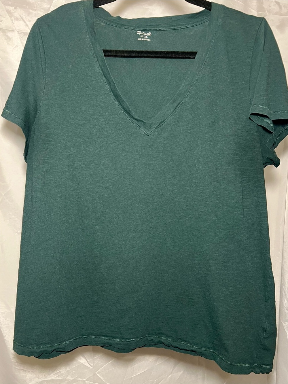 Green Madewell V Neck T Shirt Size XL